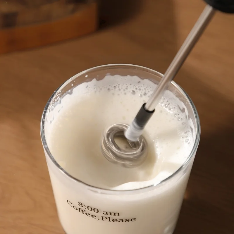 JUSTINLAU Mousseur à lait élec - Electric Milk Frother Handheld avis et prix