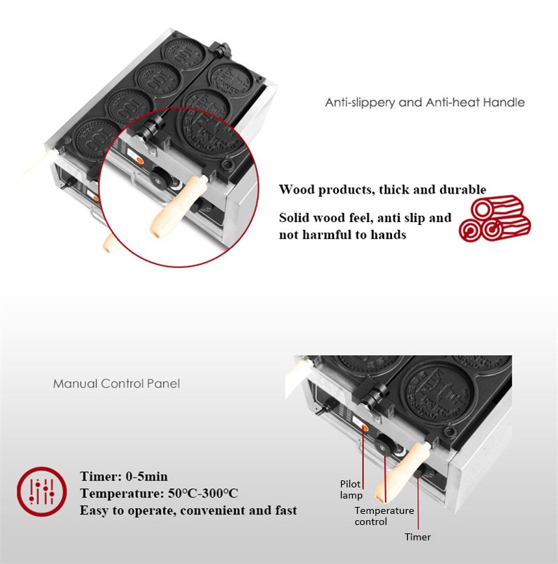Machine à gaufres en forme de  - Mini Waffle Maker Machine avis et prix